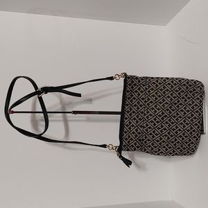 Tommy Hilfiger Black & Cream Crossbody Bag